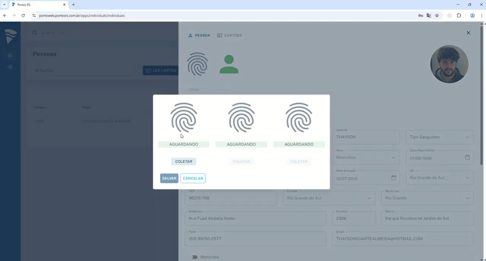 Imagem de alguns navios